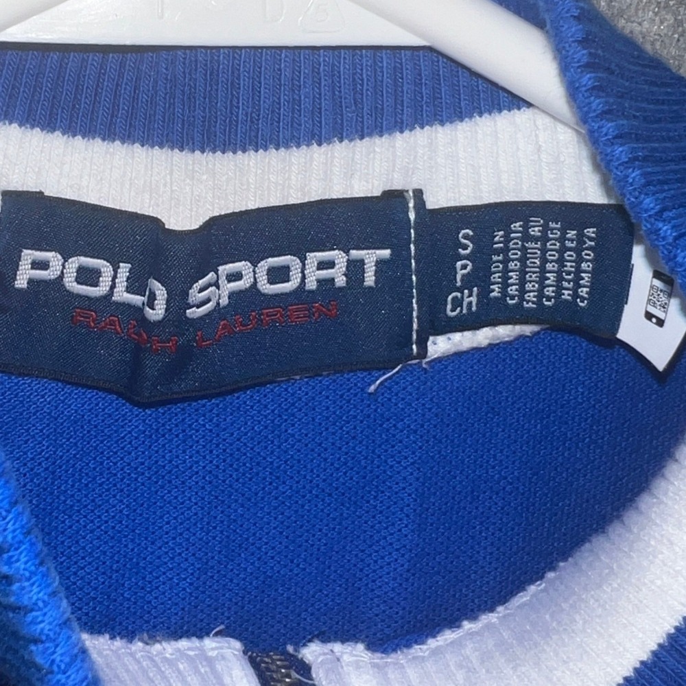 Polo Sport Ralph Lauren Men's Cycling Team Jersey Red White Blue Small LXVII - Picture 3 of 10